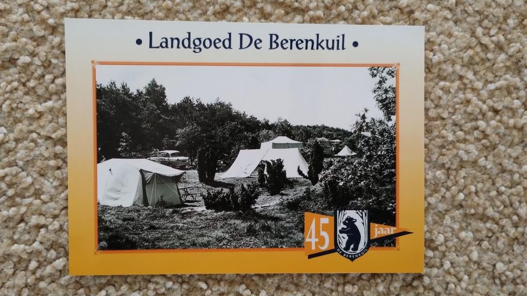 Oude ansichtkaart Landgoed De Berenkuil, Ophalen of Verzenden, 1980 tot heden, Ongelopen, Drenthe