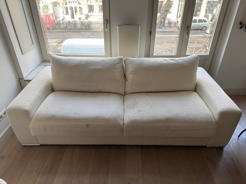 Luxe Slaapbank - Comfortabel en Stijlvol!, Ophalen, Wit, Tweepersoons, Zo goed als nieuw