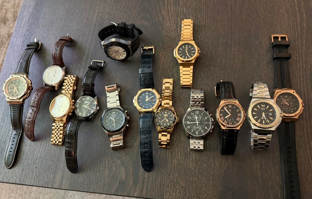 Herenhorloges Seiko, Michael Kors, MSTR, Meister, Guess etc., Overige merken, Staal, Gebruikt, Staal