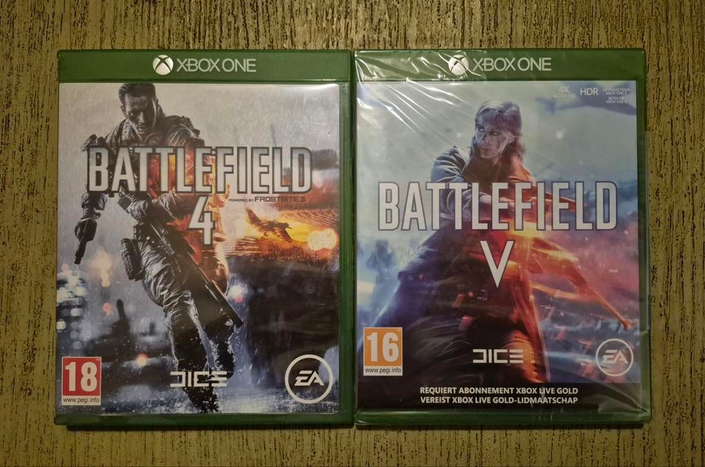 Battlefield 4 en V, 1 speler, Ophalen of Verzenden, Shooter, Vanaf 18 jaar