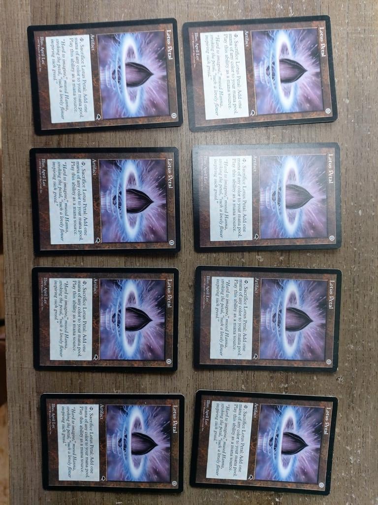 Magic the Gathering: Lotus Petal (8 stuks), Ophalen, Gebruikt, Meerdere kaarten