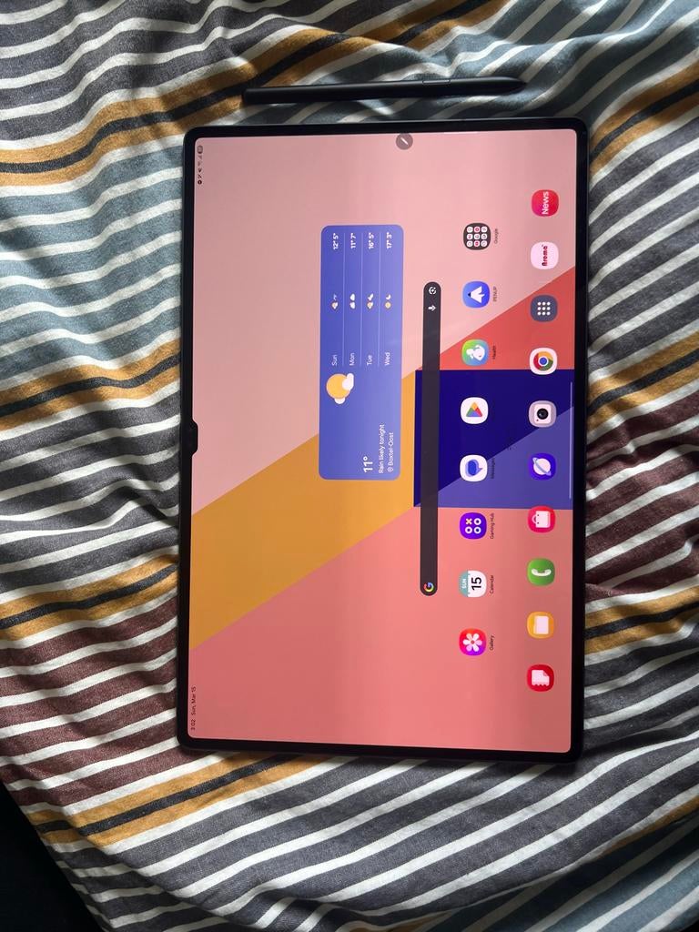 Samsung Galaxy Tab S9 Ultra 256GB 5G + Keyboard + S Pen, Computers en Software, Android Tablets, Ophalen, 13 inch of meer, S9 Ultra