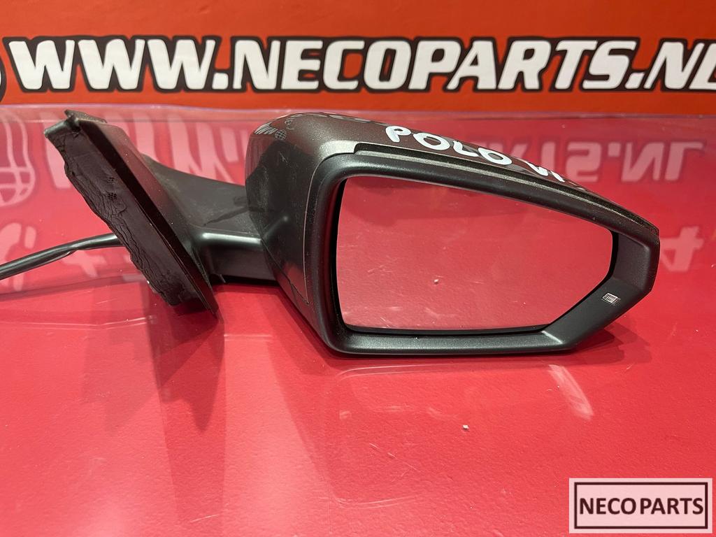 VW POLO 2G SPIEGEL BUITEN SPIEGEL 2GS857502CF LC9A ORIGINEEL, Gebruikt, -, Volkswagen, -