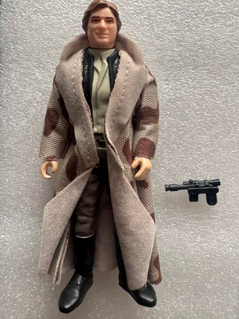 Vintage Star Wars Han Solo in Trench Coat - LFL 1984, Verzamelen, Star Wars, Ophalen of Verzenden, Zo goed als nieuw, Actiefiguurtje
