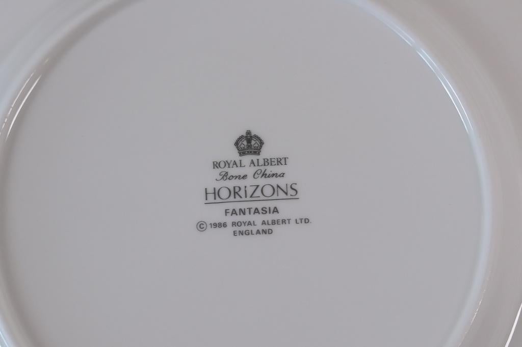 servies Royal Albert - Bone China-Horizons-1986, Ophalen, Zo goed als nieuw, Overige stijlen, Porselein