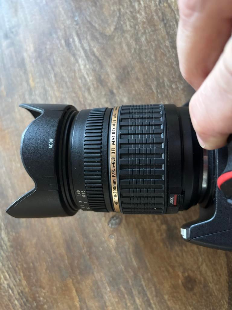 Nikon D5500 spiegelreflexcamera met Tamron 18-200mm lens, Audio, Tv en Foto, Fotocamera's Digitaal, Ophalen, Spiegelreflex, Zo goed als nieuw