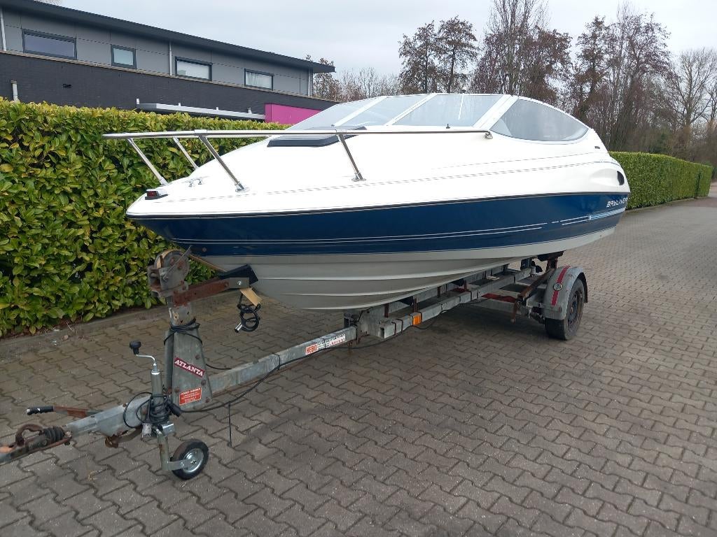 Bayliner vaarbewijs vrij  suzuki 4 takt plus trailer inruil, Watersport en Boten, Nieuw, Ophalen of Verzenden, Minder dan 70 pk