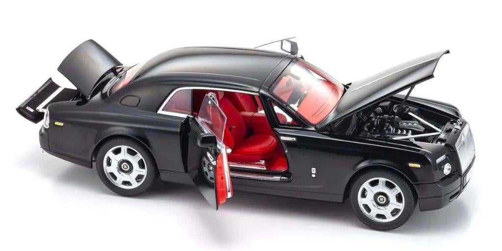 Kyosho 1:18 Rolls-Royce Phantom Coupé 2008 Diamond Black, Ophalen of Verzenden, Nieuw, Auto, Kyosho