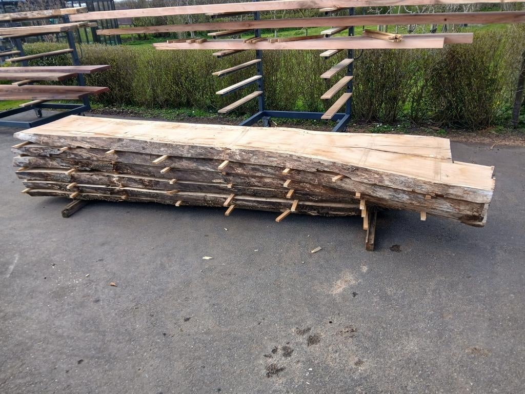 Eiken schaaldelen, Doe-het-zelf en Verbouw, Hout en Planken, Eiken, Ophalen of Verzenden, Plank, 50 mm of meer