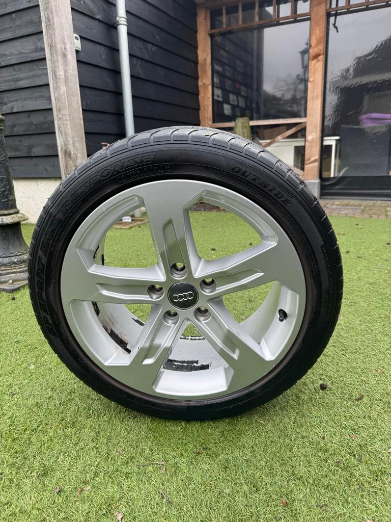 Audi A3 Velgen met Banden, Ophalen, Gebruikt, Banden en Velgen, 17 inch