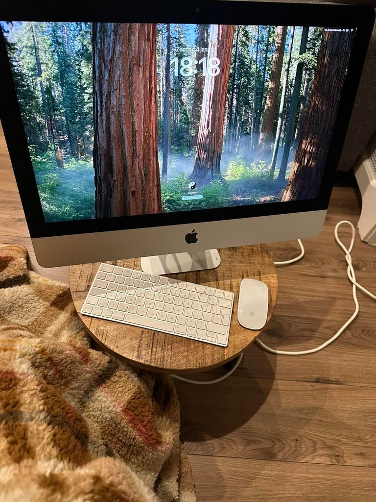 iMac 21.5 inch met Retina 4K display uit 2019 vast prijs, Ophalen, Zo goed als nieuw, IMac, 3 tot 4 Ghz