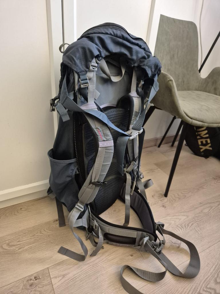 Osprey Aether 60L trekking backpack, 40 cm of meer, Gebruikt, Trekking, 60 cm of meer