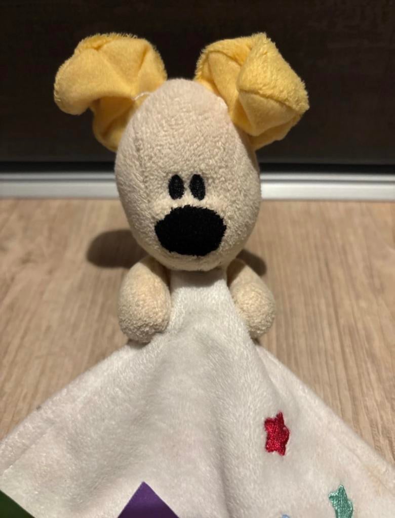 Knuffeldoekje Woezel en Pip van fleece, Ophalen of Verzenden, Gebruikt, Overige typen