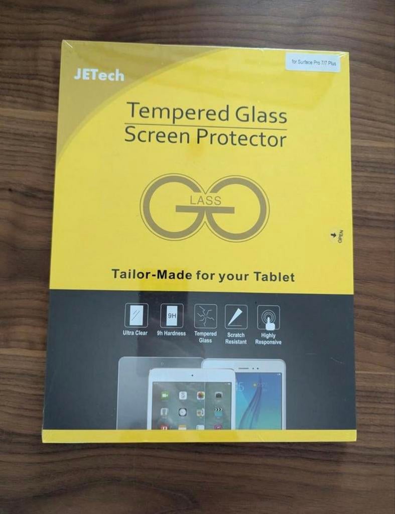 JETech screen protector voor Surface Pro 7 / 7 Plus, Computers en Software, Surface Pro 7, Nieuw, 12 inch, Ophalen of Verzenden