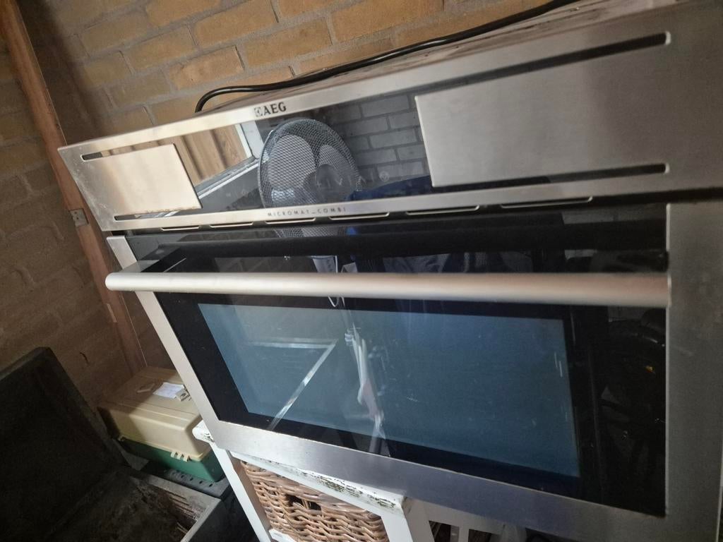 AEG Micromat NETTE AEG COMBI OVEN/MAGNETRON, Witgoed en Apparatuur, Ophalen, Combimagnetron, 60 cm of meer, Zo goed als nieuw