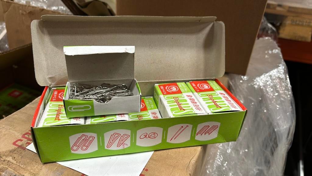 Partij pallet paperclips, Diversen, Ophalen, -, -, Nieuw