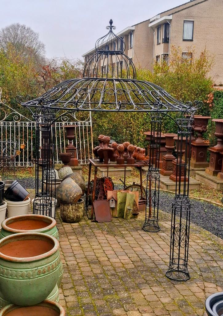 Hele mooie nieuwe degelijke sierlijke ijzeren prieel., Ophalen, Nieuw, Tuinpaviljoen