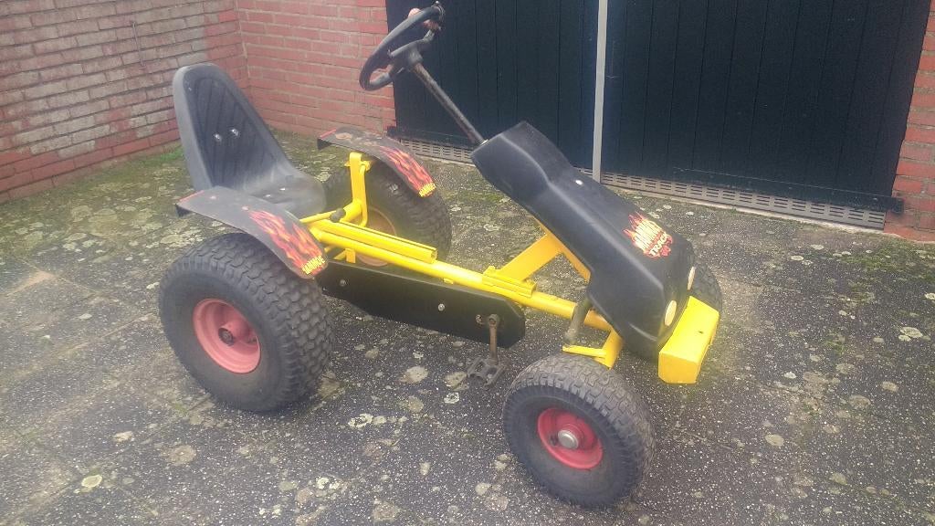 *** Grote Mammoet skelter en aanhanger ***, Kinderen en Baby's, Speelgoed | Buiten | Skelters, Ophalen, Gebruikt, Mammoet, Vrijloopautomaat