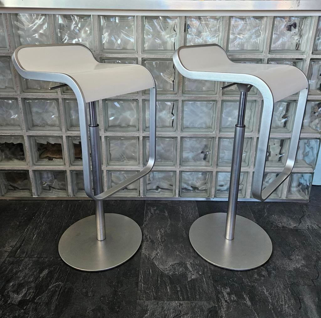 La Palma Lem Barkrukken, Huis en Inrichting, Barkrukken, 2 krukken, Ophalen, 60 tot 90 cm