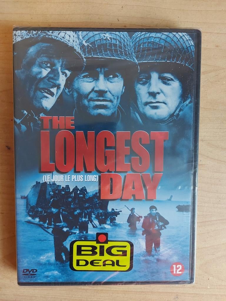 The Longest Day - 1962 oorlogsfilm classic nieuw in plastic, Alle leeftijden, Ophalen of Verzenden, 1940 tot 1960, Nieuw in verpakking