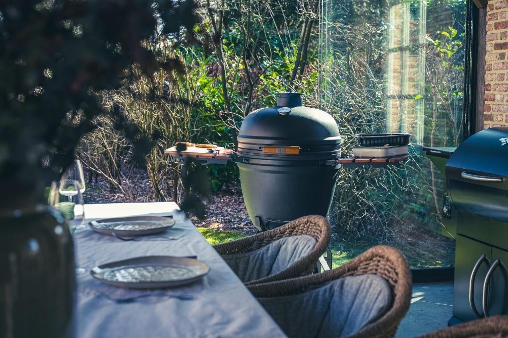 Alternatief voor de Big Green Egg Kamado? Bekijk Grill Bill, Ophalen of Verzenden, Nieuw, Grill Bill, Met accessoires