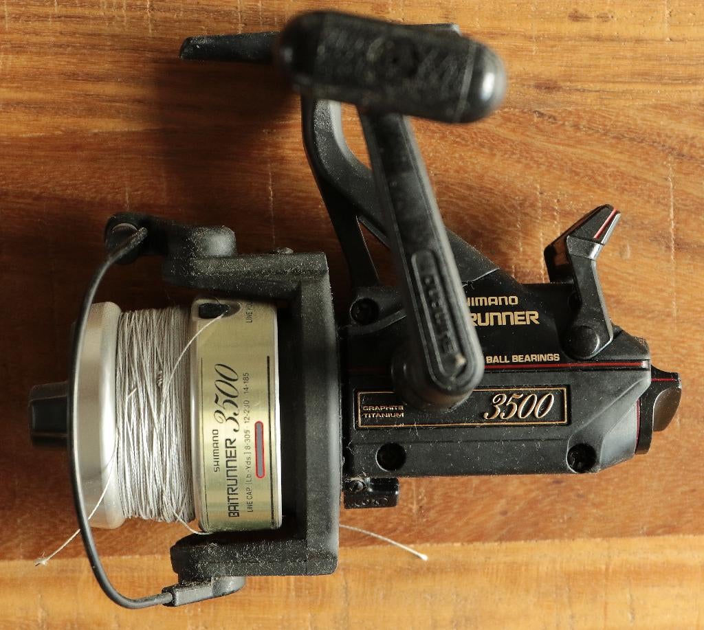 Shimano Baitrunner 3500, Watersport en Boten, Ophalen of Verzenden, Gebruikt, Molen