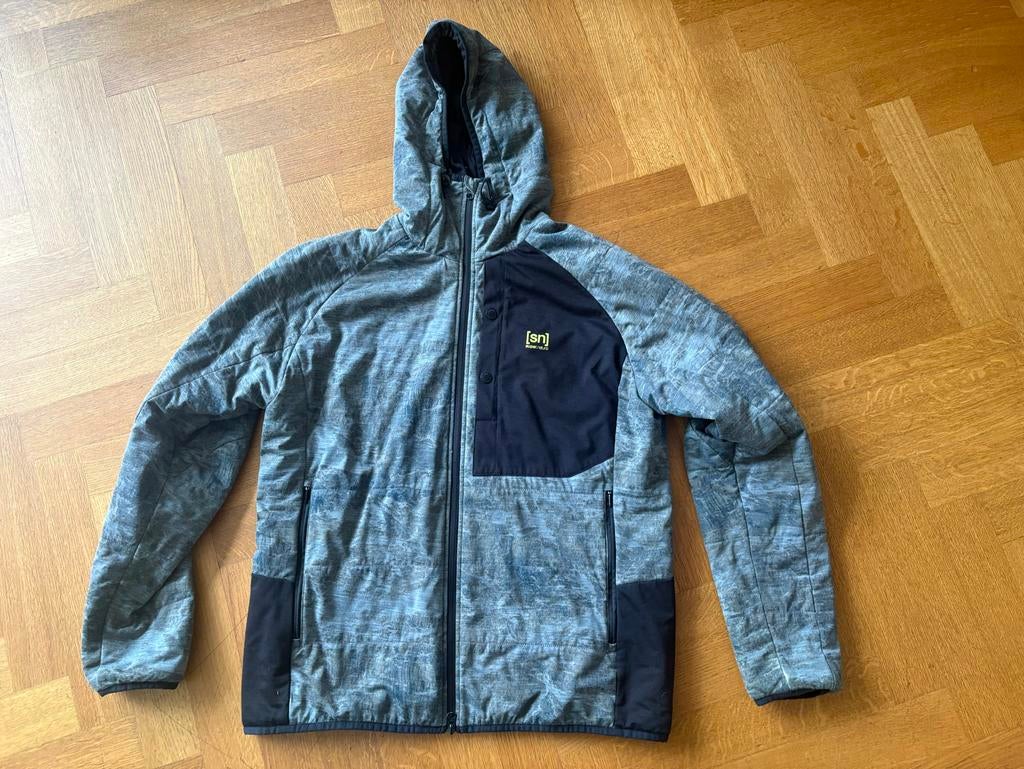 Super.Natural Merino Jas Heren - Maat L, Ophalen of Verzenden, Gedragen, Maat 52/54 (L), Grijs