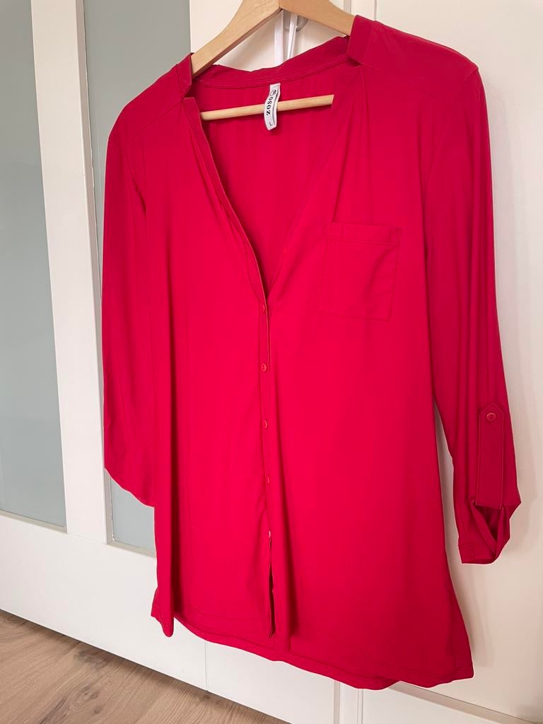 Zoso blouse maat L. Als nieuw!, Ophalen of Verzenden, Zo goed als nieuw, Maat 42/44 (L), Rood