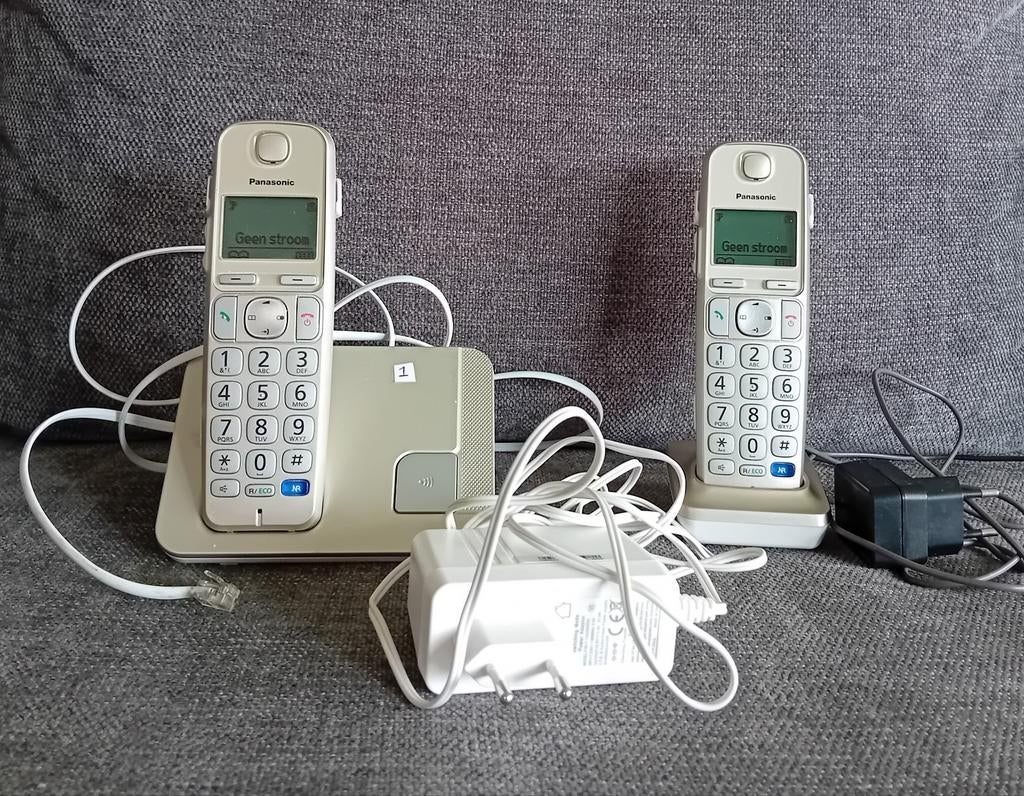 Handset Panasonic, Ophalen of Verzenden, 2 handsets