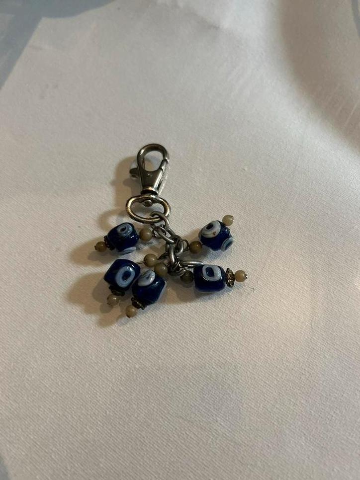 Sleutelhanger Turkije - Nazar Oog Kralen, Ophalen of Verzenden, Gebruikt, Stad of Land