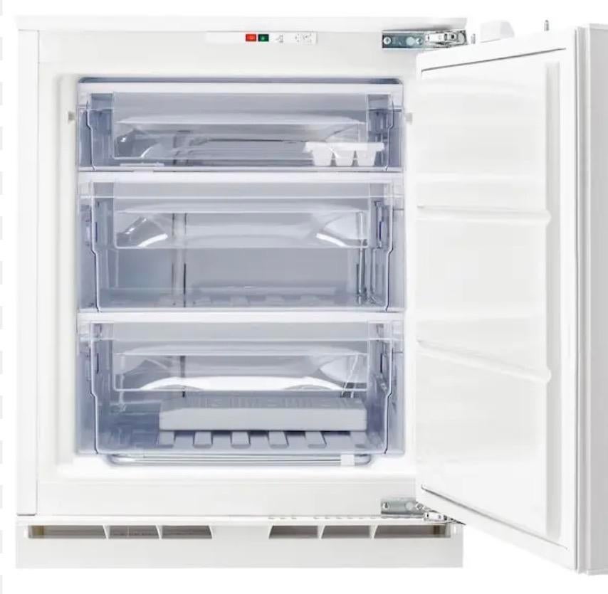 IKEA GENOMFRYSA inbouwvriezer. Onderbouw 3 lades, Gebruikt, Minder dan 85 cm, Minder dan 60 cm, Energieklasse A of zuiniger