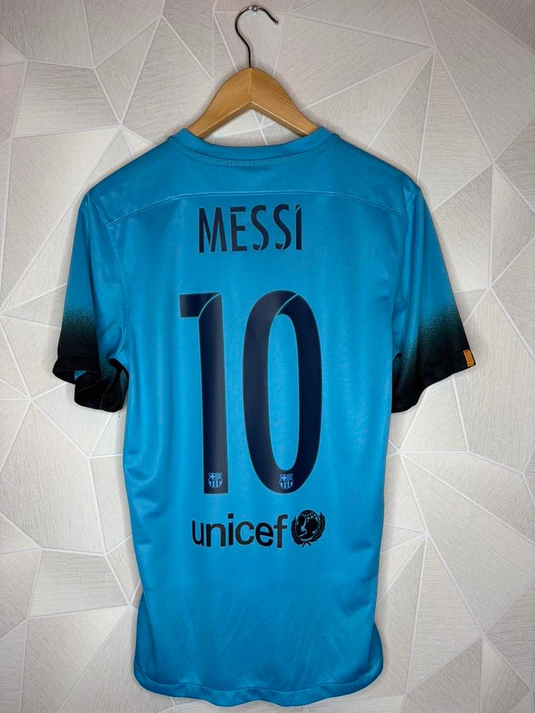 FC Barcelona 3de 2015/2016 Messi, Maat S, Ophalen of Verzenden, Zo goed als nieuw, Shirt