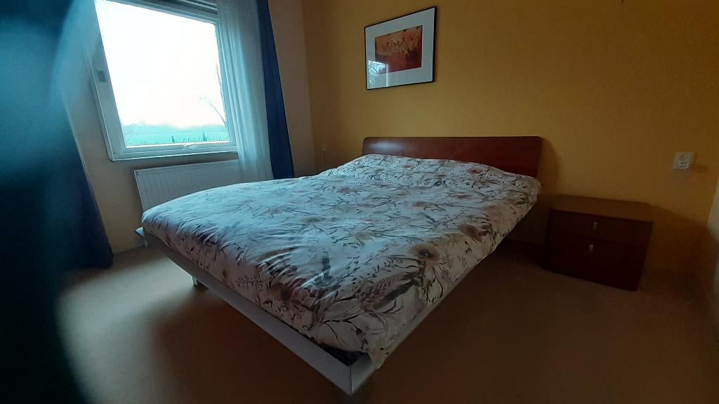 waterbed 180 x 210 met bijpassende nachtkastjes, Huis en Inrichting, Slaapkamer | Waterbedden, Ophalen, Solo-systeem, Gebruikt