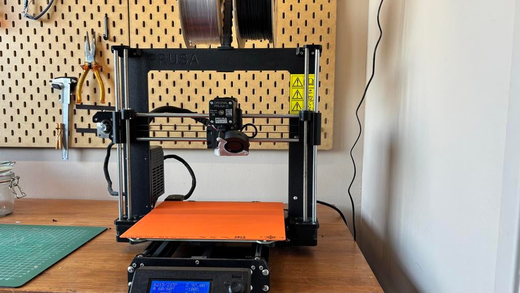 Original Prusa i3 MK3S met cryogrip build plate, Computers en Software, 3D Printers, Gebruikt, Ophalen of Verzenden