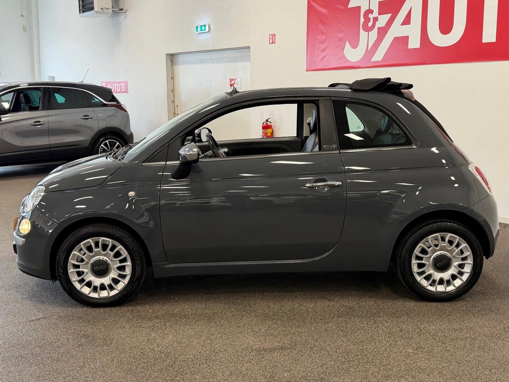 Fiat 500 C 1.0 TwinAir Pop, NAVIGATIE, ECC AIRCO, CITY POWER, Euro 5, Stof, Gebruikt, Cabriolet