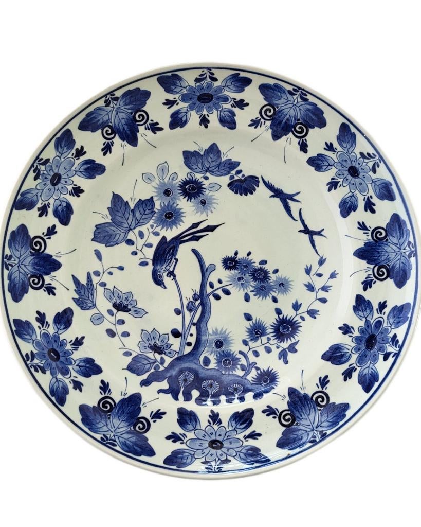 Mooie Delfts Blauw sierbord Regina 437, Antiek en Kunst, Ophalen of Verzenden