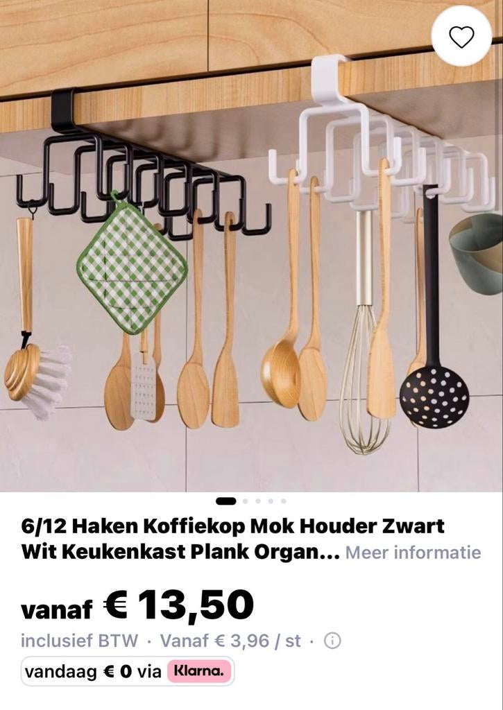 4 stuks nieuw keukenrek - handige opbergers, Ophalen of Verzenden, Nieuw