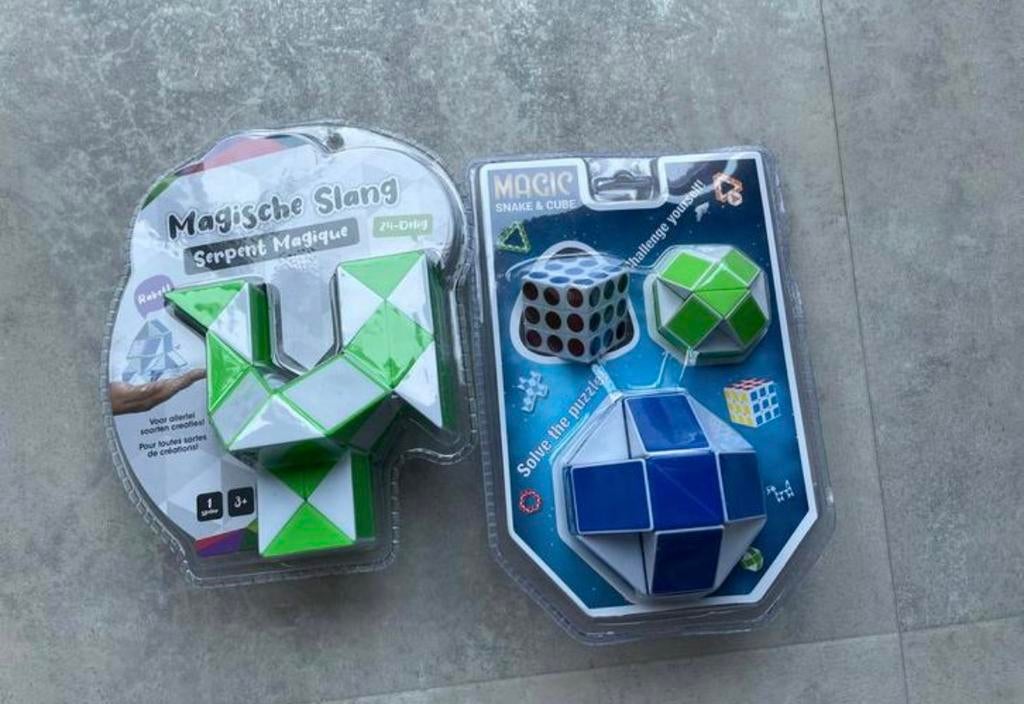 Magische slang en magic snake & cube nieuw, Ophalen of Verzenden, Nieuw