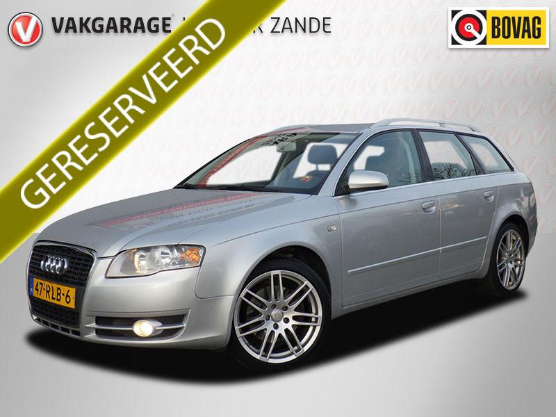 Audi A4 Avant 1.8 Turbo Automaat Pro Line, Clima, Stoelvw, Y, Auto's, Stof, Gebruikt, Zwart, 4 cilinders