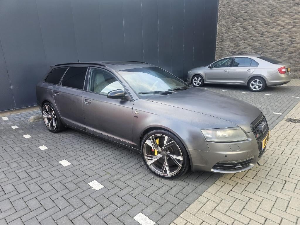 Audi S6 5.2 V10 Avant Quattro 320KW AUT 2007, Automaat, 435 pk, Beige, 5204 cc