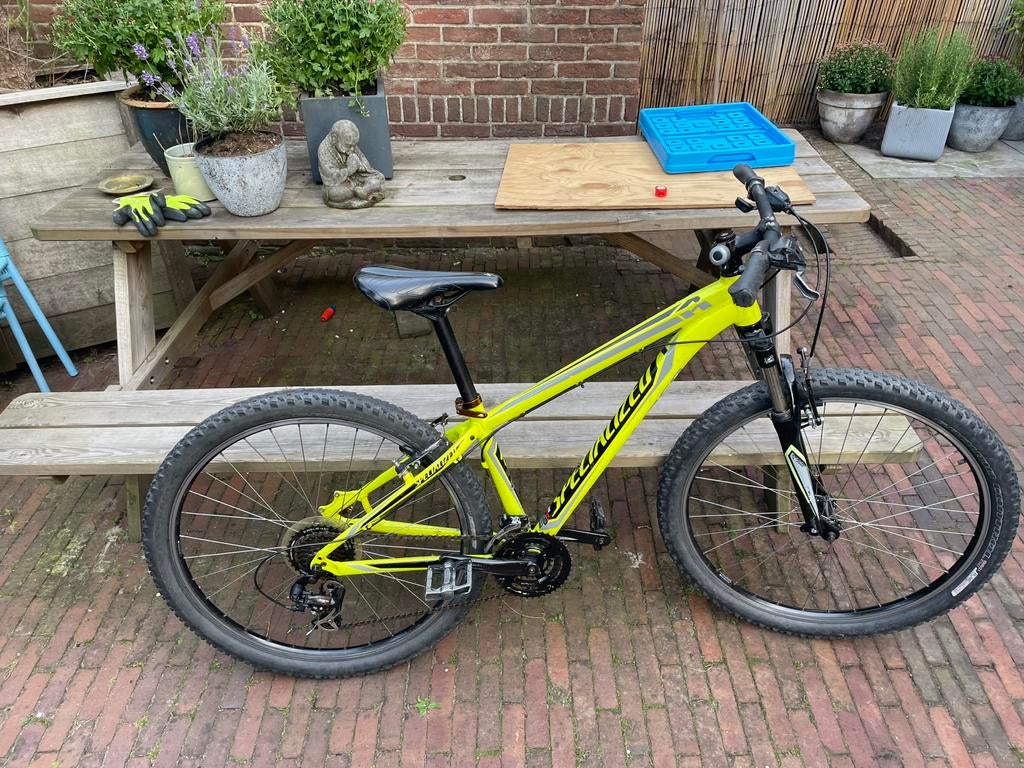 Gele specialized mountainbike, Fietsen en Brommers, Fietsen | Mountainbikes en ATB, Ophalen, Zo goed als nieuw, Heren, Overige merken
