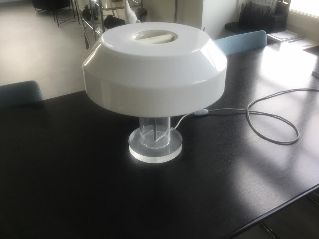 ABN lamp Aldo van den Nieuwelaar, Kunststof, Gebruikt, Vintage, Ophalen of Verzenden