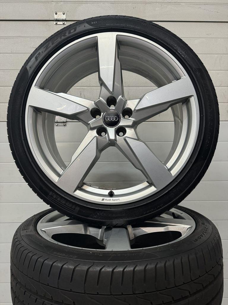 21’’ AUDI Q5 SQ5 VELGEN ZOMERBANDEN ORIG TPMS DEMO SET 1, Gebruikt, 255 mm, -, -