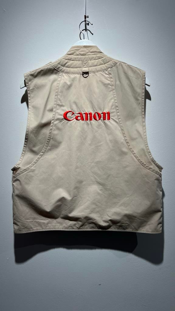 Canon Bodywarmer met veel vakken en mooi logo, Audio, Tv en Foto, Fotografie | Fototassen, Ophalen of Verzenden, Zo goed als nieuw
