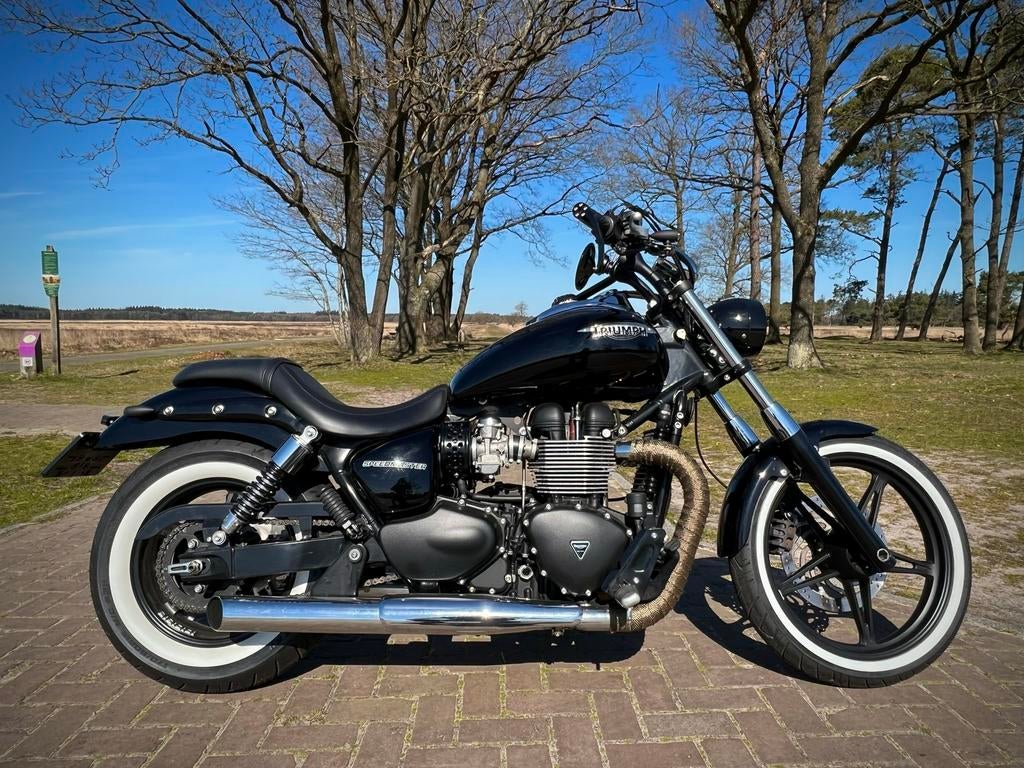 Triumph Bonneville Speedmaster, 1ste eigenaar, BTW motor., 2 cilinders, Particulier, Meer dan 35 kW, 865 cc