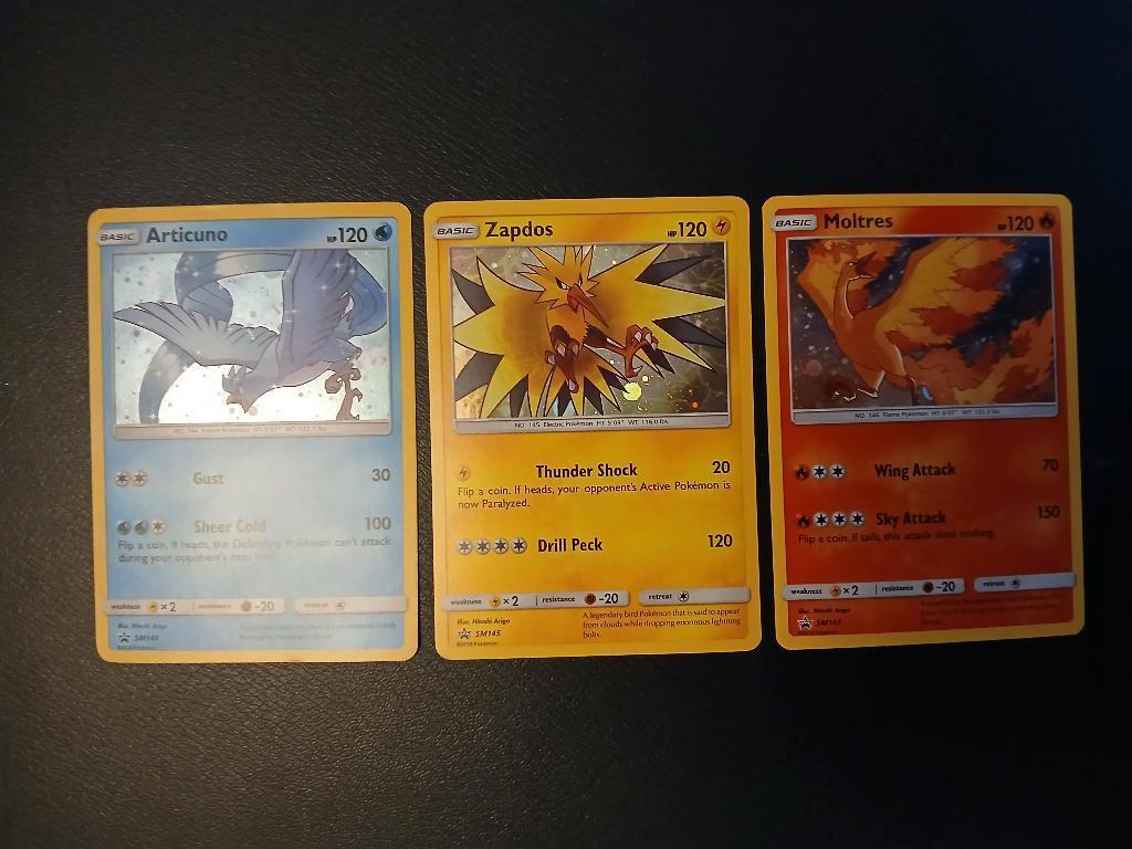Legendary birds Sun & Moon promos (articuno,zapdos, moltres), Hobby en Vrije tijd, Verzamelkaartspellen | Pokémon, Ophalen of Verzenden