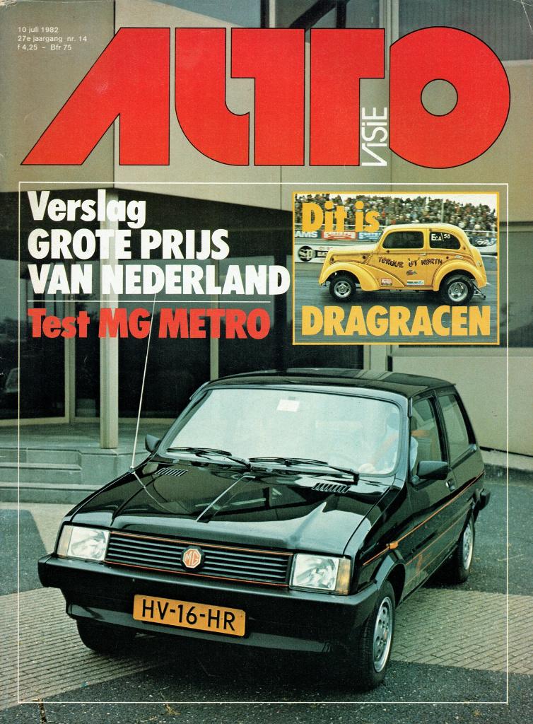 Autovisie 1982 nr. 14 (o.a. MG Metro 1300 - Saab 900 GLi), Verzenden, Gelezen, Algemeen