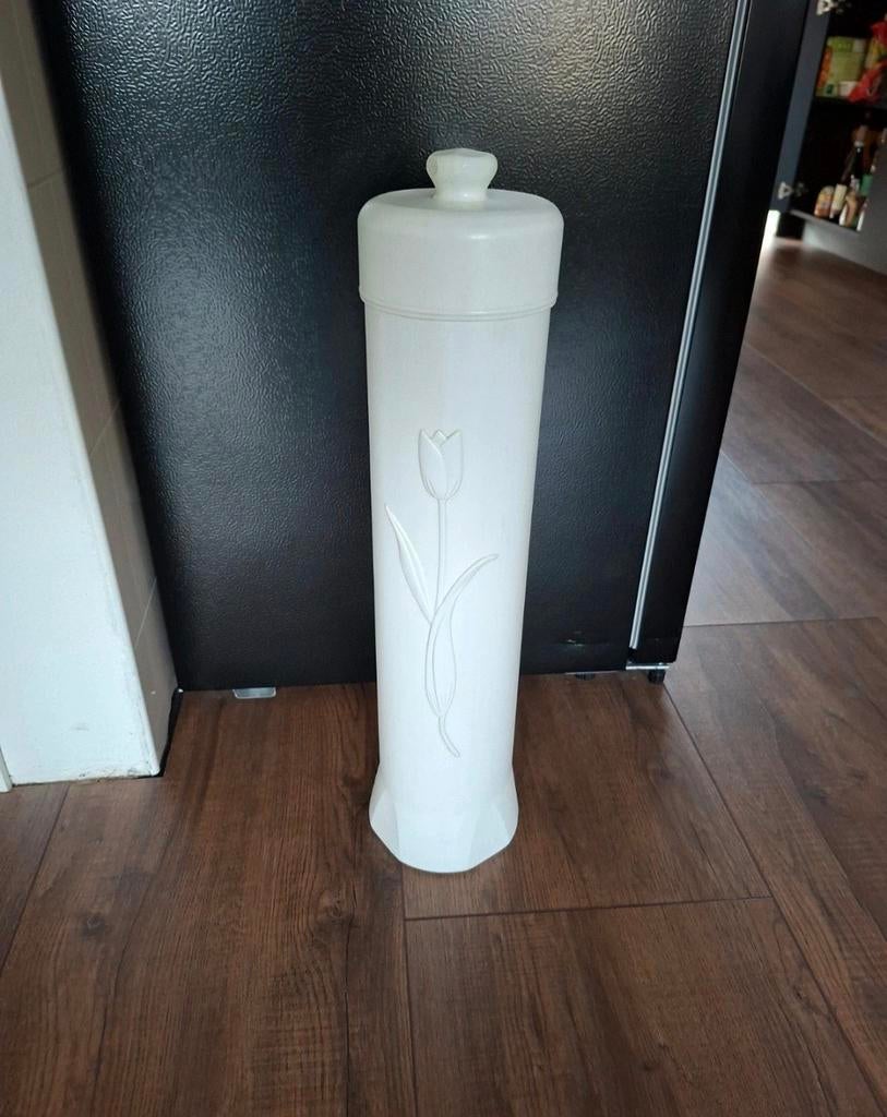 Vintage toiletrol houder, Ophalen of Verzenden, Gebruikt