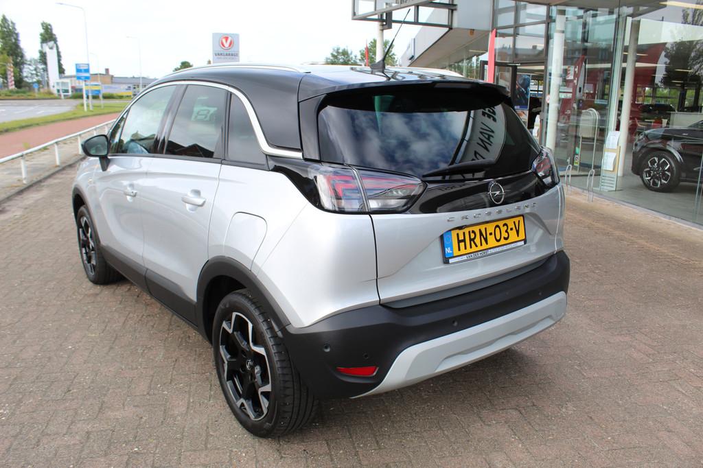 Opel Crossland 1.2-110pk Turbo 'Elegance'. Mooie en luxe hoo, 12 maanden, Zwart, 1199 cc, Origineel Nederlands