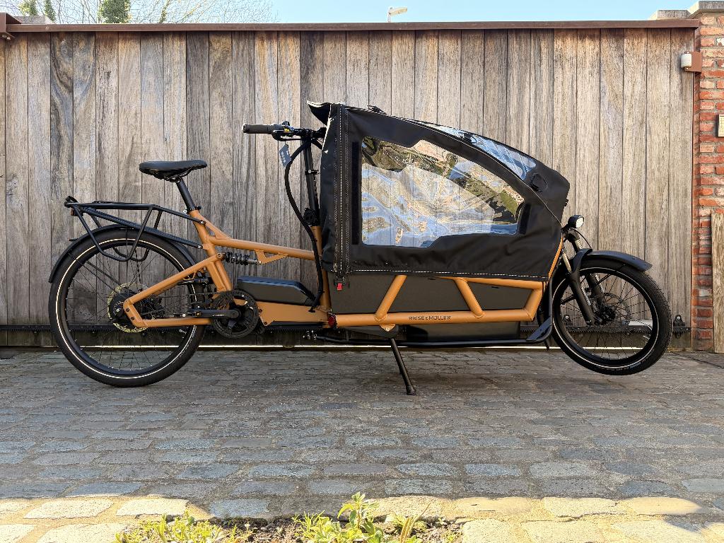 RIESE & MULLER Load 5 75 vario Peanut matt, Overige merken, 3 kinderen, Verzenden, Huif